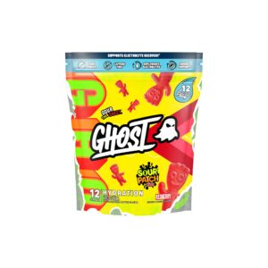 GHOST Hydration Packets Redberry frasco frontal