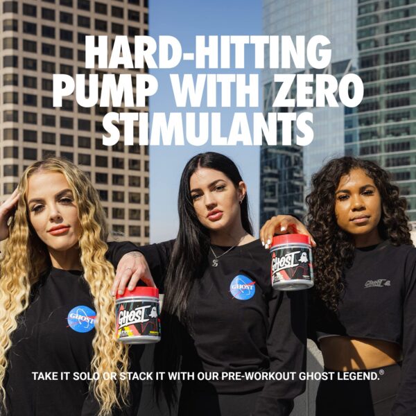 Version 1.0.0 GHOST Pump etiqueta lateral y envase