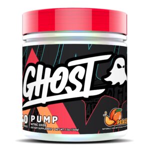 Frente del envase GHOST Pump Durazno