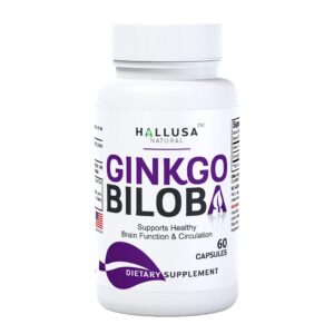 Ginkgo Biloba 120mg Hallusa Natural caja