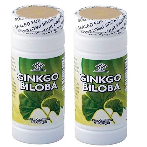 ginkgo biloba 60 mg 200 cápsulas blandas frasco 1 nu-health