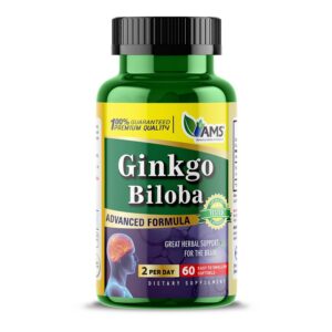 Ginkgo Biloba 60mg America Medic & Science caja frontal 60 cápsulas