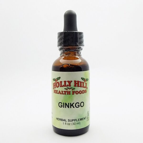 Ginkgo Holly Hill Health Foods botella 1 onza