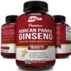 Ginseng 5% ginsenosides calidad certificada marca NutriFlair