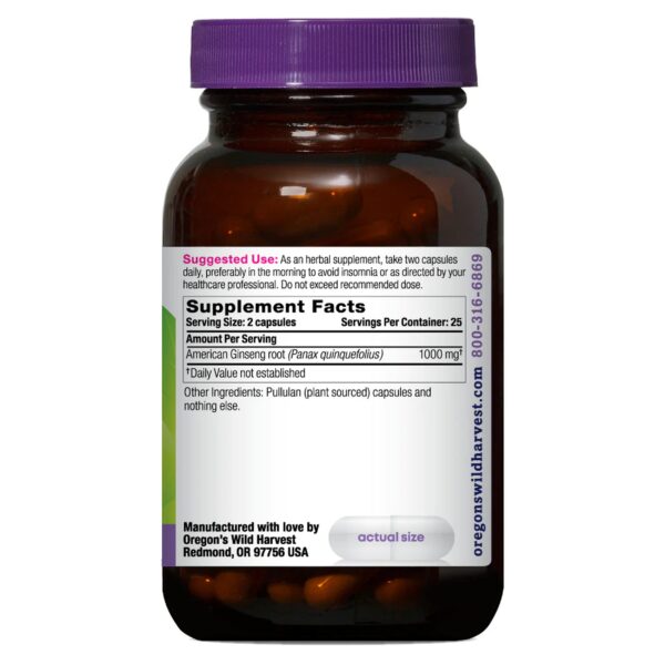 Ginseng adaptógeno para estrés y vitalidad Oregon's Wild Harvest