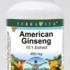 Ginseng americano 10-1 suplemento 450 mg TerraVita frasco
