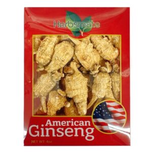 Ginseng americano grado A New Green Nutrition tamaño medio redondo