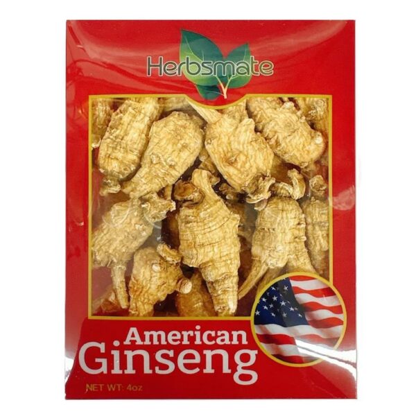 Ginseng americano grado A New Green Nutrition tamaño medio redondo