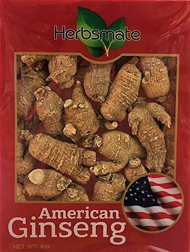 Ginseng americano grado A tamaño redondo mediano