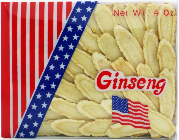 Ginseng americano Green Bay Wisconsin rodajas grandes 113 gramos
