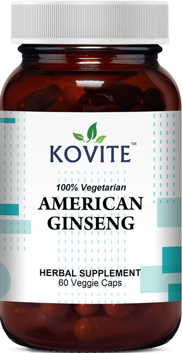 Version 1.0.0 Ginseng americano Kovite cápsulas vegetales 60 unidades