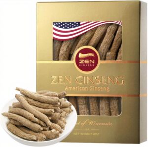 Version 1.0.0 Ginseng Americano Wisconsin Premium raíz pequeña Zen Ginseng