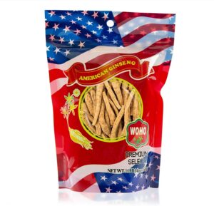 Ginseng americano WOHO saco de 4 onzas natural