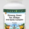 Ginseng té verde ginkgo ajo complejo polvo complemento TerraVita