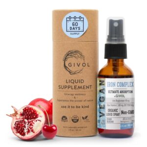 Frasco de GIVOL Hierro Spray con etiqueta frontal