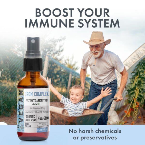 Frasco de 60 ml de GIVOL Hierro Spray