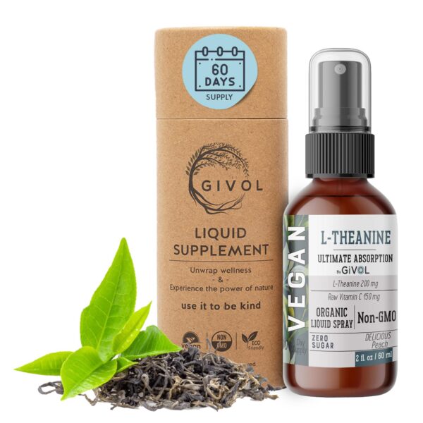 GIVOL spray líquido L-teanina y vitamina C botella frontal