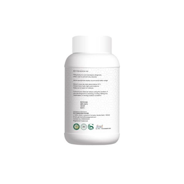 Detalle de etiqueta GLIMLACH Vitamin C Complex