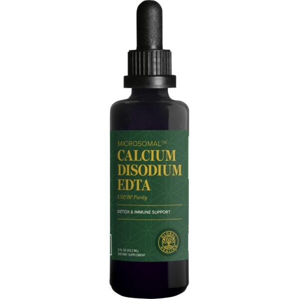 Global Healing Calcium Disodium EDTA botella frontal