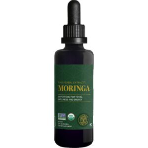 Global Healing Center moringa extracto liquido frasco y etiqueta