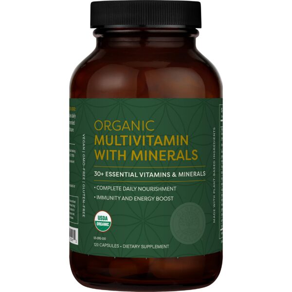 Global Healing Center multivitamínico orgánico 120 cápsulas