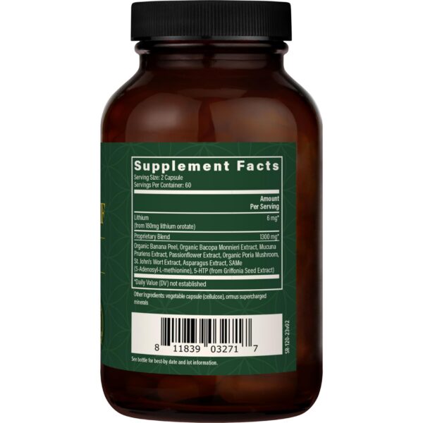 Cápsulas del suplemento litio orotato