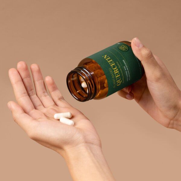 Cápsulas Quercetina 250 mg cada una