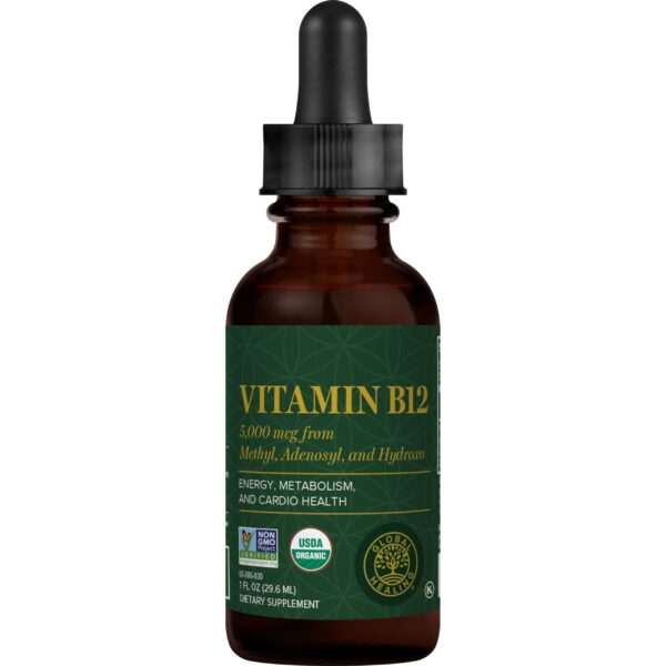 Global Healing Center vitamina B12 líquida orgánica 30 ml