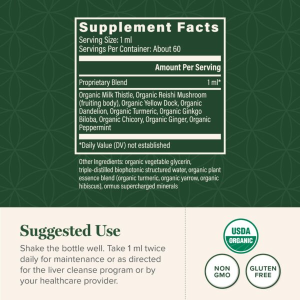 Vista lateral del complemento para el hígado.