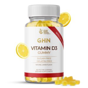 Gomitas D3 sin azúcar frente al empaque