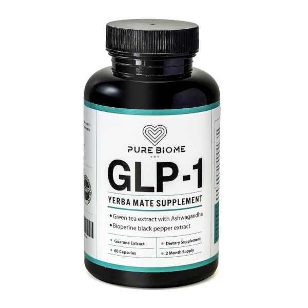 Botella de GLP-1 Yerba Mate Guaraná Ashwaganda