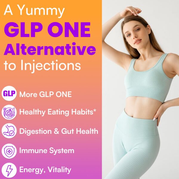 Etiqueta lateral de GLP ONE Gummy