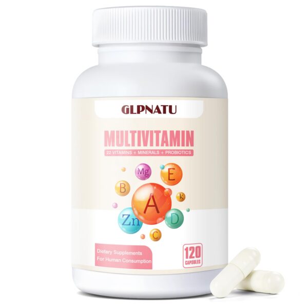 Frasco GLPNATU multivitamin con probióticos