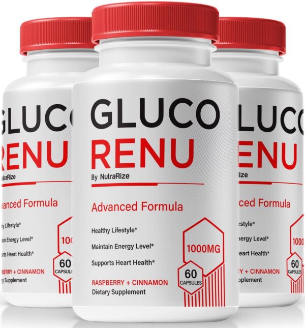 Version 1.0.0 Pack de 3 cápsulas Gluco Renu para circulación y salud