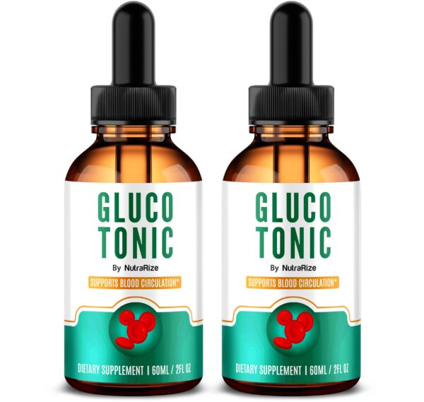 Gluco Tonic gotas líquidas apoyo energía circulación