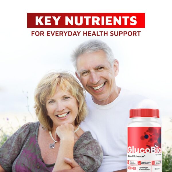 Frasco de GlucoBio 30 cápsulas