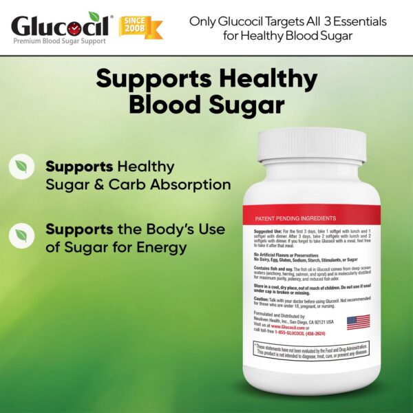 Glucocil Softgels con extracto de hoja de morera