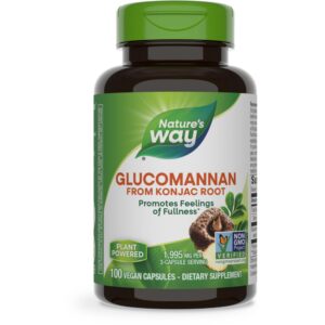 Glucomanano Nature's Way suplemento vegetal saciedad