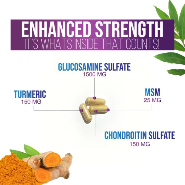 Cápsulas del suplemento glucosamina