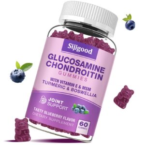 Gomitas glucosamina condroitina sabor arándano en frasco