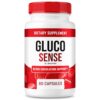 Version 1.0.0 Frasco de GlucoSense cápsulas para circulación y energía