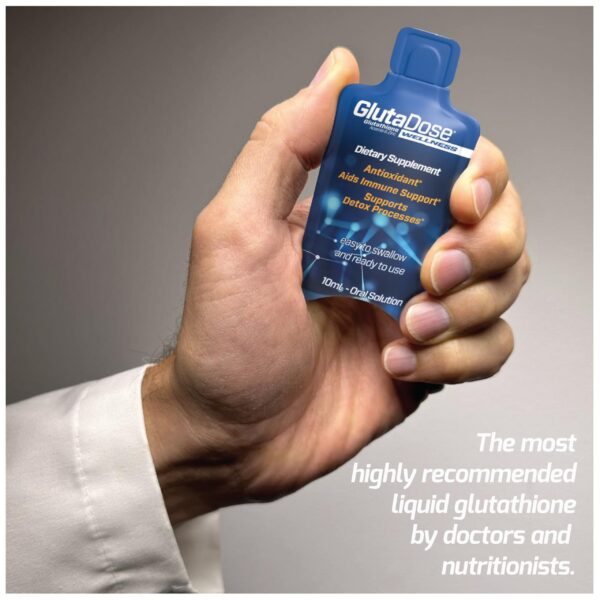 Version 1.0.0 Etiqueta de producto glutatión líquido