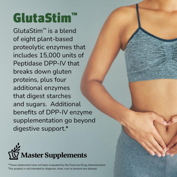 Cápsulas GlutaStim ordenadas en frasco