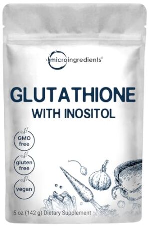 Version 1.0.0 Polvo de glutathión con inositol en frasco
