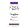 Glutatión 21st Century 500mg en botella blanca, 120 cápsulas