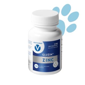 Caja de Gluzin zinc gluconato para perros