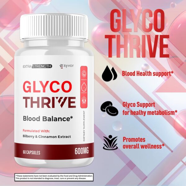 Etiqueta Glyco Thrive detalles