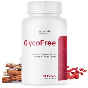 GLYCOFREE suplemento natural 30 tabletas envase frontal