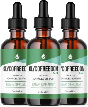GlycoFreedom Drops LIVORKA frasco etiqueta