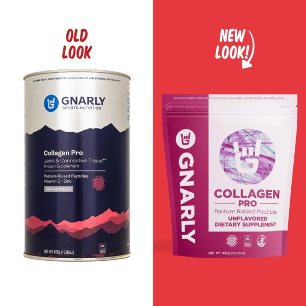 Etiqueta del producto Gnarly Collagen Pro